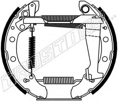 TRUSTING 6143 Brake Shoe Set